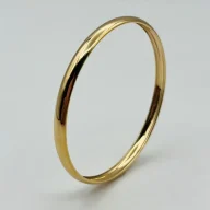 النگو طلا 18عیار اینه ای بچگانه - 1455