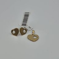 گوشواره طرح قلب - 15014 - 15015