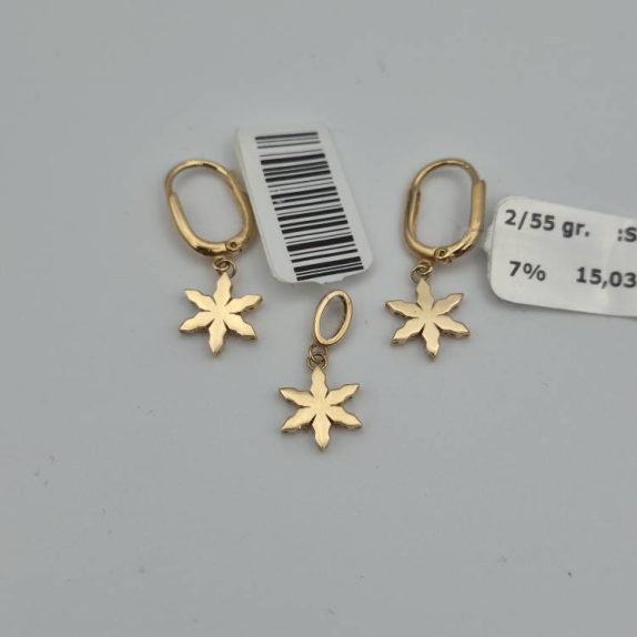 نیم ست طرح گل - 15034 - 15035