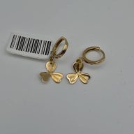 گوشواره گل سه پر - 15115
