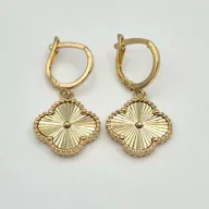 گوشواره طلا 18 عیار ونکلیف - 1054
