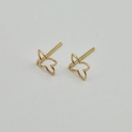 گوشواره مینیمال گل - 2611