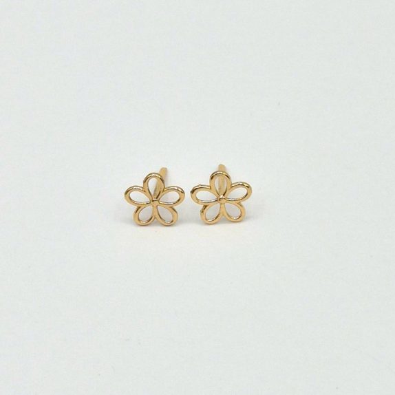 گوشواره طرح گل - 3143