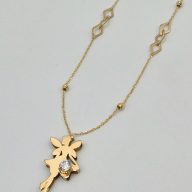 گردنبند نگین دار باله - 2865