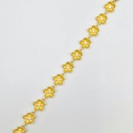 دستبند گل نگین دار - 4230