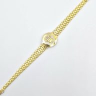 دستبند رولکس نگین دار - 4321