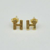 گوشواره میخی حرف H انگلیسی - 4333