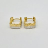 گوشواره تراش دو رنگ - 4705