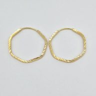 گوشواره حلقه ای تراش - 4706
