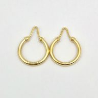 گوشواره حلقه ای آینه ای - 4717